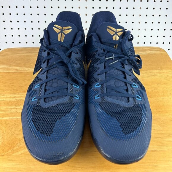 Size 16 Nike‎ Kobe 11 XI EM Low Philippines Men Navy Gold 836183-447 RARE OG NEW